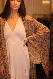 WING KIMONO PINA YELLOW CAMELLIA