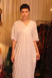 COTTON JASMINE DRESS - sustainably made MOMO NEW YORK sustainable clothing, dresskaftan slow fashion