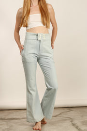 DENIM PANTS NATOUK - sustainably made MOMO NEW YORK sustainable clothing, slow fashion