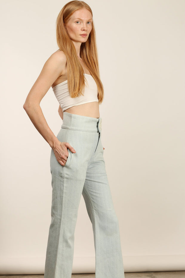 DENIM PANTS NATOUK - sustainably made MOMO NEW YORK sustainable clothing, slow fashion