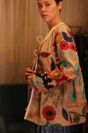 DOLLY JACKET EVE SUZANI RANA - sustainably made MOMO NEW YORK sustainable clothing, Coat slow fashion