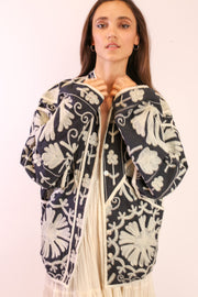 EMBROIDERED COTTON JACKET KANCA - sustainably made MOMO NEW YORK sustainable clothing, Jacket slow fashion