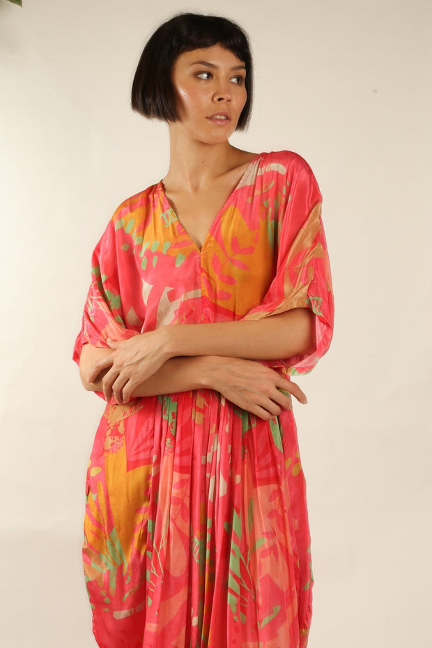 KAFTAN DRESS CURU - sustainably made MOMO NEW YORK sustainable clothing, dress slow fashion