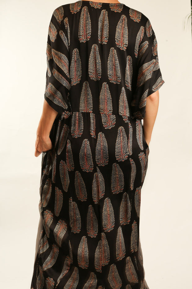 KAFTAN DRESS CURU - sustainably made MOMO NEW YORK sustainable clothing, dress slow fashion