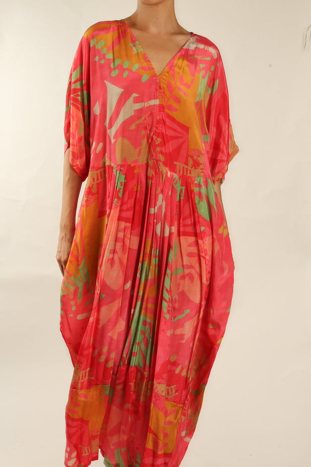 KAFTAN DRESS CURU - sustainably made MOMO NEW YORK sustainable clothing, kaftan slow fashion