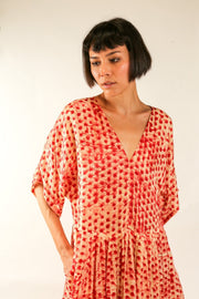 KAFTAN DRESS CURU - sustainably made MOMO NEW YORK sustainable clothing, kaftan slow fashion