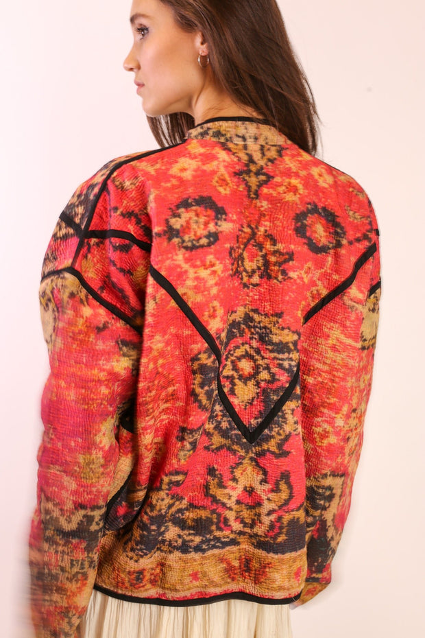 KANTHA JACKET KURA - sustainably made MOMO NEW YORK sustainable clothing, Jacket slow fashion