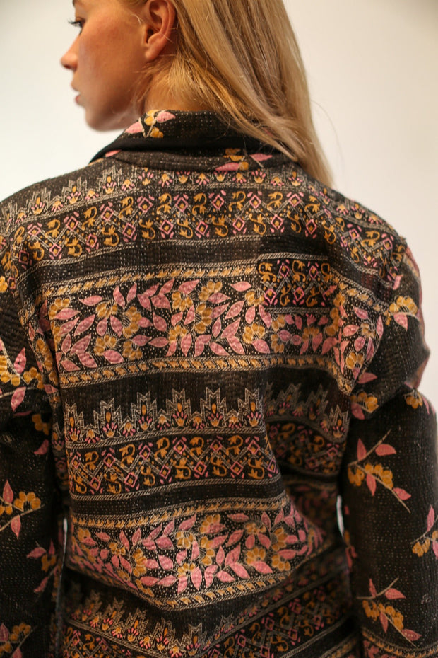 KANTHA JACKET LILIAN - sustainably made MOMO NEW YORK sustainable clothing, new slow fashion