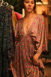 SILK DRESS BOZENA - sustainably made MOMO NEW YORK sustainable clothing, dress slow fashion