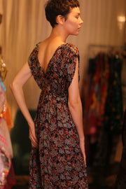 SILK DRESS VICTORIA MADISON - sustainably made MOMO NEW YORK sustainable clothing, bestseller slow fashion
