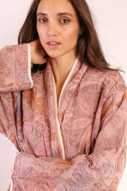 SUZANI EMBROIDERED JACKET COAT AYMA - sustainably made MOMO NEW YORK sustainable clothing, Jacket slow fashion