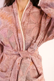 SUZANI EMBROIDERED JACKET COAT AYMA - sustainably made MOMO NEW YORK sustainable clothing, Jacket slow fashion