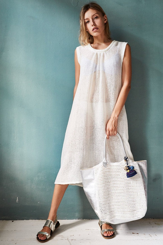 ACE BAG HAND CROCHET - sustainably made MOMO NEW YORK sustainable clothing, free people slow fashion