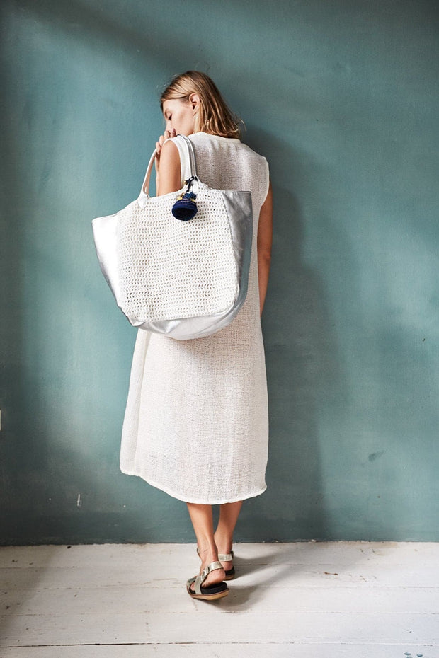 ACE BAG HAND CROCHET - sustainably made MOMO NEW YORK sustainable clothing, free people slow fashion