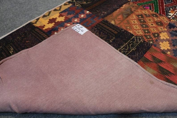 5 x 3 Ft.PATCH RUG,Hand made Afghan Patch Work Rug, Vintage Patch work Rug, Muted colored Patch Rug, Fashionable Floor rug,kilim - sustainably made MOMO NEW YORK sustainable clothing, rug slow fashion
