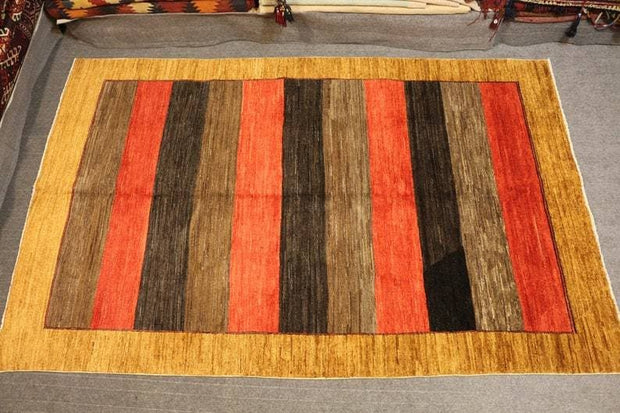 8.7 x 5.4 Ft, Beautiful modern design Afghan Rug Turkmen Hand made wool rug - sustainably made MOMO NEW YORK sustainable clothing, rug slow fashion