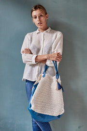 ACE BAG HAND CROCHET - sustainably made MOMO NEW YORK sustainable clothing, free people slow fashion