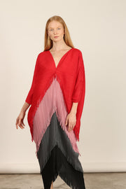 CAFTAN PLEATED DRESS MARA KAFTAN - sustainably made MOMO NEW YORK sustainable clothing, kaftan slow fashion