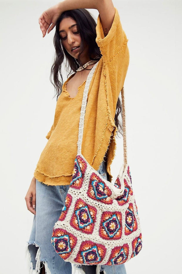 CATCH ME CROCHET BAG - sustainably made MOMO NEW YORK sustainable clothing, crochet slow fashion