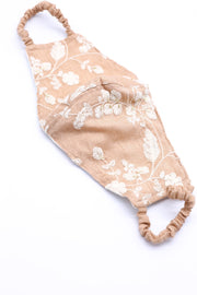 COTTON SILK EMBROIDERED FACE MASK MONIK - sustainably made MOMO NEW YORK sustainable clothing, offerfm slow fashion