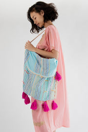 Dalia Daydream Kaftan Tote - sustainably made MOMO NEW YORK sustainable clothing, offer slow fashion