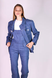 DENIM JACKET SIBI - sustainably made MOMO NEW YORK sustainable clothing, slow fashion