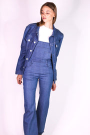 DENIM JACKET SIBI - sustainably made MOMO NEW YORK sustainable clothing, slow fashion