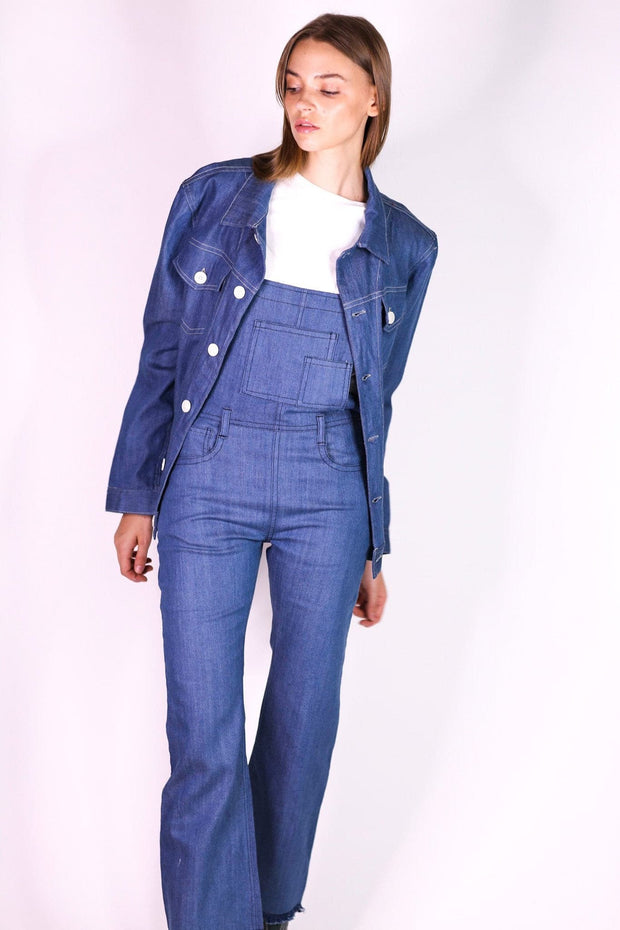 DENIM JACKET SIBI - sustainably made MOMO NEW YORK sustainable clothing, slow fashion