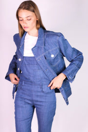 DENIM JACKET SIBI - sustainably made MOMO NEW YORK sustainable clothing, slow fashion