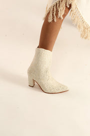 EMBROIDERED BOOTS ARABELLA - sustainably made MOMO NEW YORK sustainable clothing, boots slow fashion