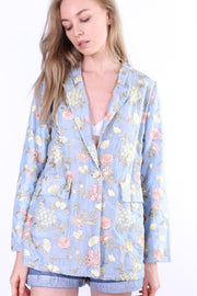 EMBROIDERED SUMMER BLAZER JACKET VALENTINA - sustainably made MOMO NEW YORK sustainable clothing, offer slow fashion