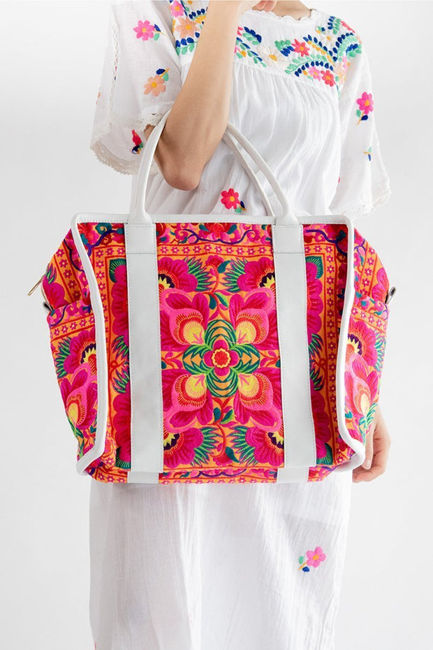 TRIBAL BOHO STYLE BAG ARIEL - sustainably made MOMO NEW YORK sustainable clothing, offer slow fashion