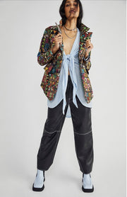 FRIDA VINTAGE PATCHWORK BLAZER X FREE PEOPLE - sustainably made MOMO NEW YORK sustainable clothing, fall22 slow fashion