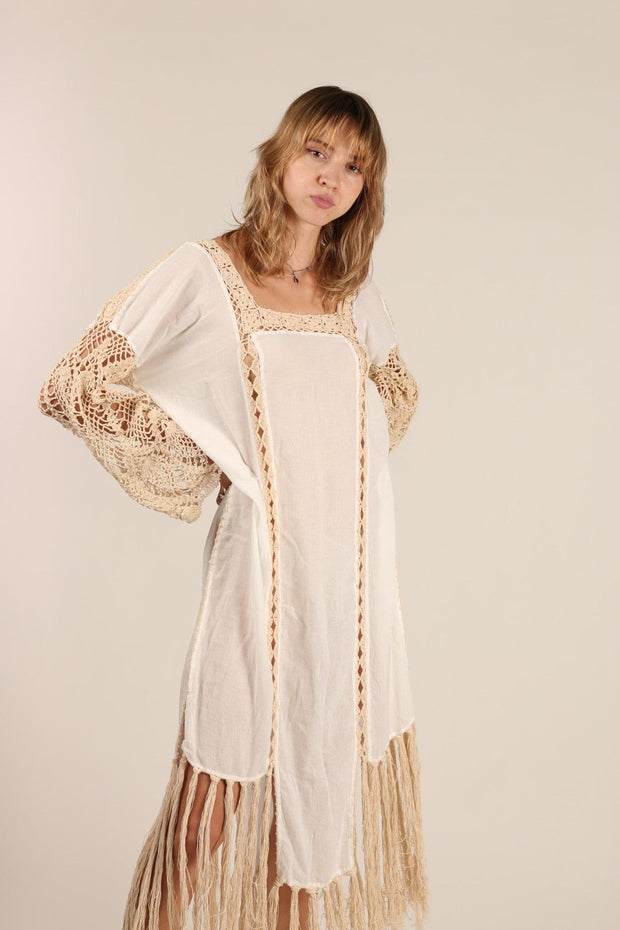 KAFTAN DRESS HANNELI - sustainably made MOMO NEW YORK sustainable clothing, kaftan slow fashion