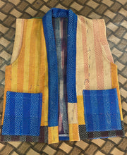 KANTHA QUILT VEST AMIRA - sustainably made MOMO NEW YORK sustainable clothing, slow fashion