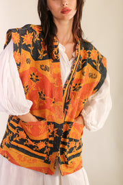 KIMONO VEST YUVAL - sustainably made MOMO NEW YORK sustainable clothing, slow fashion