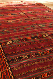 KURDISH DESIGN KILIM RUG - sustainably made MOMO NEW YORK sustainable clothing, rug slow fashion