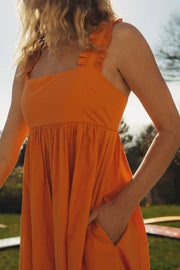 MAXI DRESS ALTO - sustainably made MOMO NEW YORK sustainable clothing, dress slow fashion