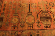 RARE ANTIQUE CHINESE KOTTAN CARPET - sustainably made MOMO NEW YORK sustainable clothing, rug slow fashion