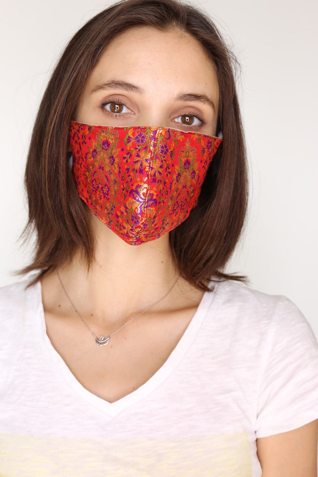 SILK FACE MASK KARU - sustainably made MOMO NEW YORK sustainable clothing, slow fashion