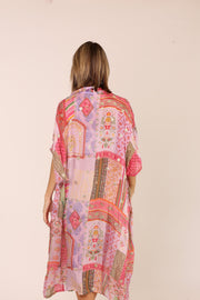 SILK KIMONO RESUKA - sustainably made MOMO NEW YORK sustainable clothing, Kimono slow fashion