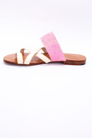 STRAP LEATHER SANDALS CLAUDIA - sustainably made MOMO NEW YORK sustainable clothing, mules slow fashion