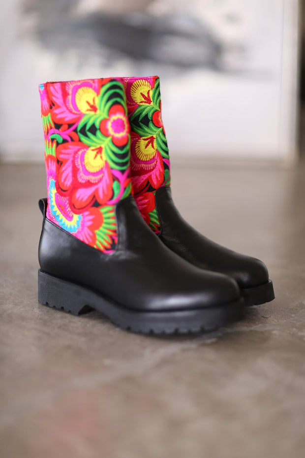 TRIBAL STOMPY BOOTS FREJA - sustainably made MOMO NEW YORK sustainable clothing, boots slow fashion