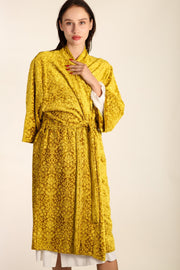 VELVET KIMONO ÖNDRA - sustainably made MOMO NEW YORK sustainable clothing, slow fashion