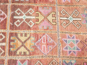 vintage moroccan rug from Beni mguild, berber handmade area rug - sustainably made MOMO NEW YORK sustainable clothing, rug slow fashion