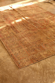 VINTAGE PATCHWORK CARPET 2.92 x 1.92 m - sustainably made MOMO NEW YORK sustainable clothing, rug slow fashion