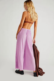 WINONA PLEATED FLARE PANTS X FREE PEOPLE - sustainably made MOMO NEW YORK sustainable clothing, pants slow fashion