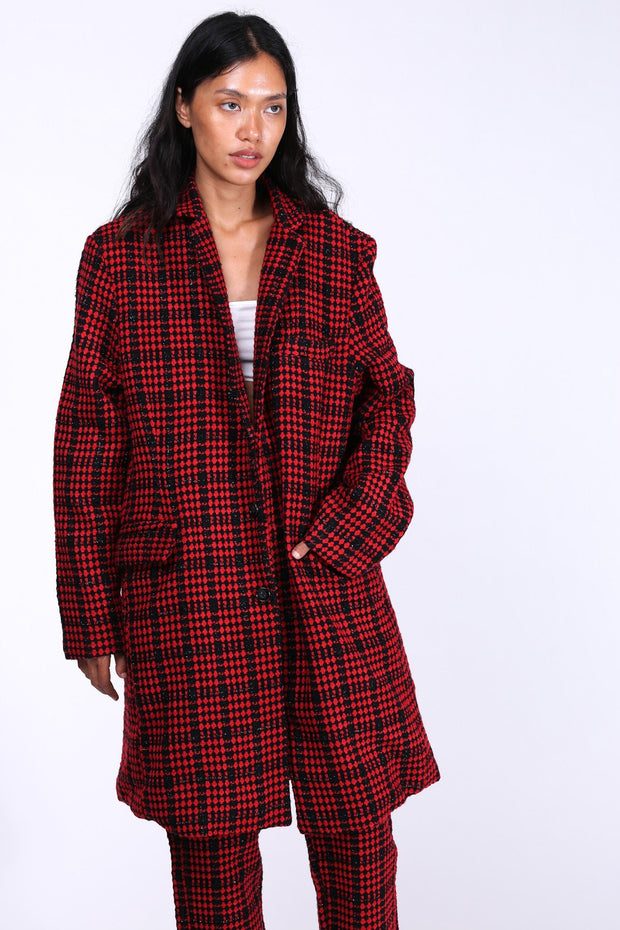 WOOL JACKET COAT JACKIE - sustainably made MOMO NEW YORK sustainable clothing, wholesale1122 slow fashion